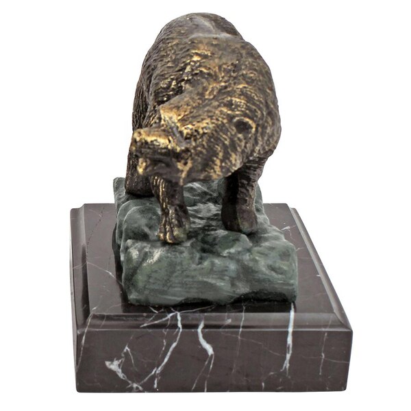 The Bear Of Wall Street Cast Iron Statue